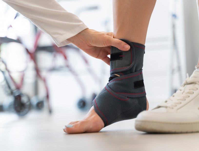 woman's-foot-with-a-sports-ankle-brace